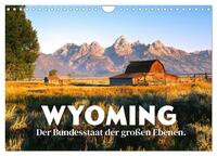 Wyoming - Der Bundesstaat der großen Ebenen. (Wandkalender 2025 DIN A4 quer), CALVENDO Monatskalender