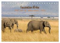 Faszination Afrika - wilde Tiere der Masai Mara - Kenia (Tischkalender 2025 DIN A5 quer), CALVENDO Monatskalender