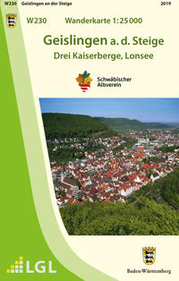 W230 Wanderkarte 1:25 000 Geislingen a. d. Steige