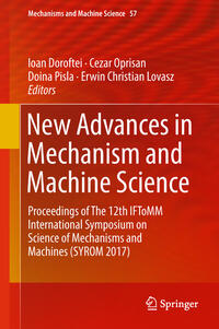 New Advances in Mechanism and Machine Science