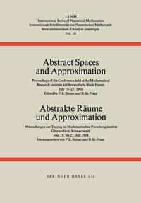 Abstract Spaces and Approximation / Abstrakte Räume und Approximation