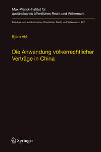 Die Anwendung völkerrechtlicher Verträge in China