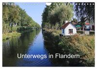 Unterwegs in Flandern (Wandkalender 2025 DIN A4 quer), CALVENDO Monatskalender