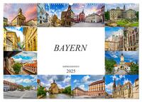 Bayern Impressionen (Wandkalender 2025 DIN A2 quer), CALVENDO Monatskalender