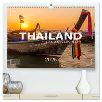 THAILAND - Land des Lächelns (hochwertiger Premium Wandkalender 2025 DIN A2 quer), Kunstdruck in Hochglanz