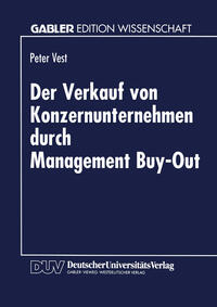 Der Verkauf von Konzernunternehmen durch Management Buy-Out