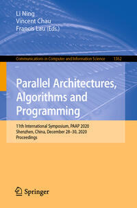 Parallel Architectures, Algorithms and Programming