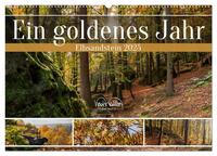 Ein goldenes Jahr - Elbsandstein (Wandkalender 2025 DIN A2 quer), CALVENDO Monatskalender