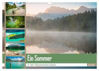 Ein Sommer in den Bayerischen Alpen (Wandkalender 2025 DIN A3 quer), CALVENDO Monatskalender