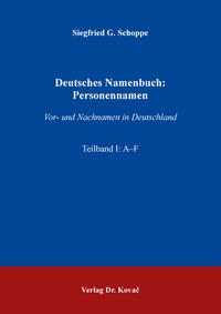 Deutsches Namenbuch: Personennamen