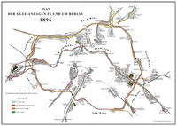 Plan der Gleisanlagen Berlin 1896