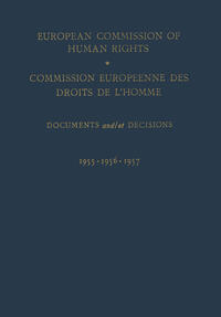 European Commission of Human Rights / Commission Europeenne des Droits de l’Homme