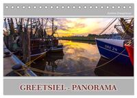 Greetsiel-Panorama (Tischkalender 2025 DIN A5 quer), CALVENDO Monatskalender