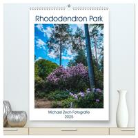 Rhododendron Park (hochwertiger Premium Wandkalender 2025 DIN A2 hoch), Kunstdruck in Hochglanz