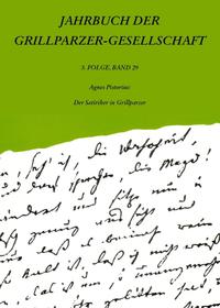 Jahrbuch der Grillparzer-Gesellschaft / Jahrbuch der Grillparzer-Gesellschaft, 3. Folge, Band 29