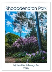 Rhododendron Park (Wandkalender 2025 DIN A2 hoch), CALVENDO Monatskalender