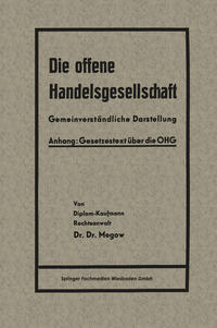 Die offene Handelsgesellschaft (OHG)