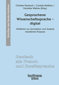 Gesprochene Wissenschaftssprache – digital