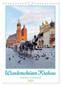 Wunderschönes Krakau (Wandkalender 2025 DIN A4 hoch), CALVENDO Monatskalender