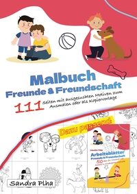 KitaFix Malbuch Freunde und Freundschaft