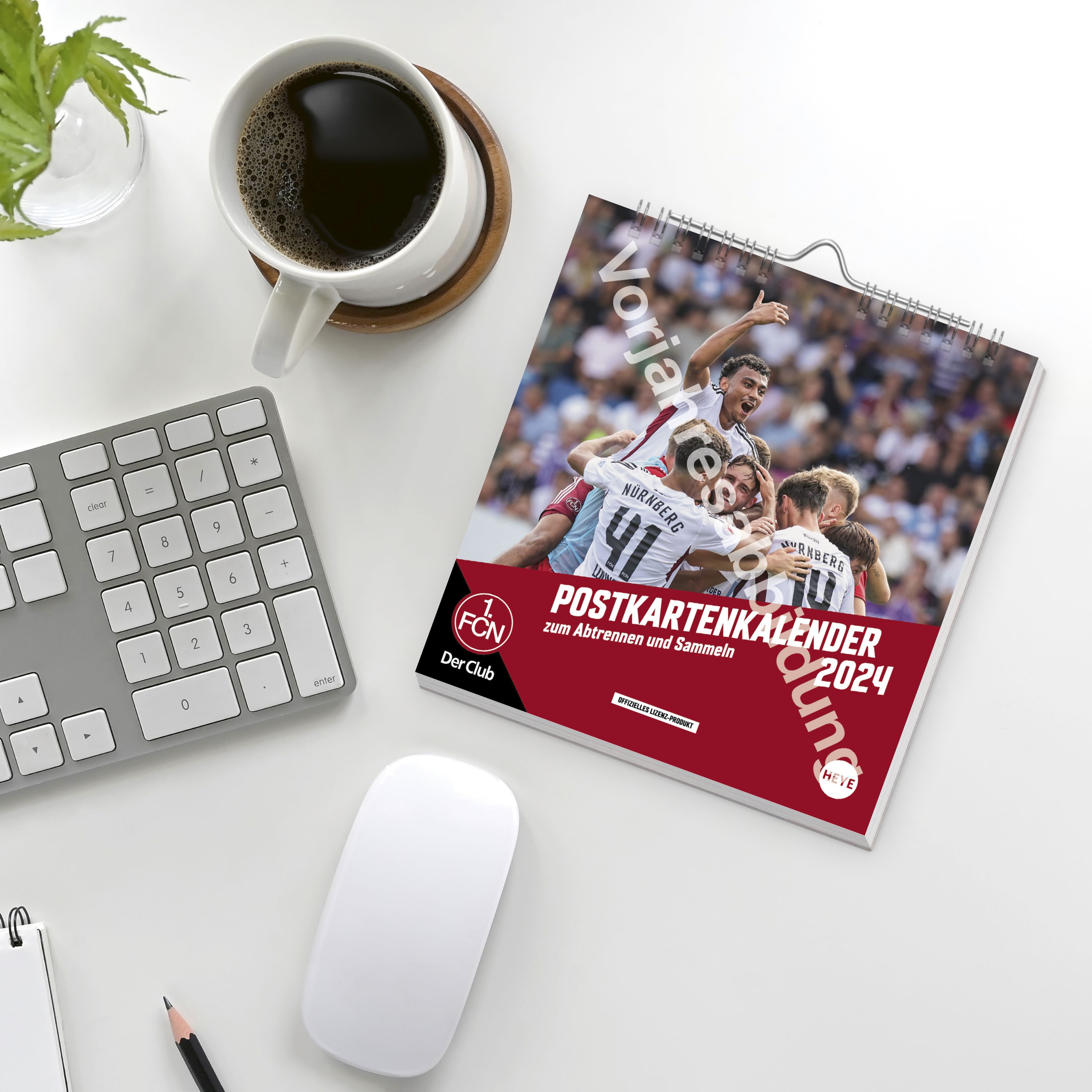 1. FC Nürnberg Postkartenkalender 2025