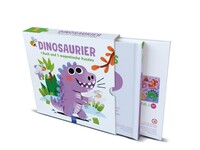 Dinosaurier - 1 Buch und 3 magnetische Puzzles