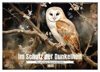 Im Schutz der Dunkelheit (Wandkalender 2025 DIN A2 quer), CALVENDO Monatskalender