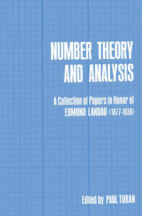 Number Theory and Analysis