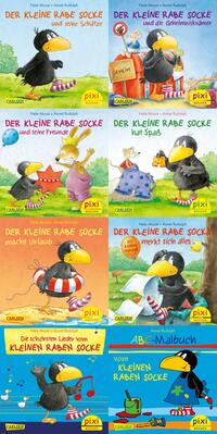 Pixi-8er-Set 193: Der kleine Rabe Socke (8x1 Exemplar)