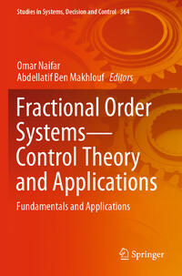 Fractional Order Systems—Control Theory and Applications