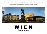 Wien Panoramen (Wandkalender 2025 DIN A4 quer), CALVENDO Monatskalender