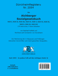 DürckheimRegister für SOZIALGESETZBUCH (Aichberger/Haarfeld)