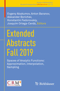 Extended Abstracts Fall 2019