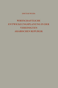 Wirtschaftliche Entwicklungsplanung in der Vereinigten Arabischen Republik