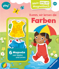 Play+ Mein Spiel mit-Magnetbuch Komm, wir lernen Farben - ab 18 Monate