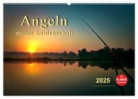 Angeln - meine Leidenschaft (Wandkalender 2025 DIN A2 quer), CALVENDO Monatskalender