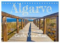 Algarve - Die wilde Westküste Costa Vicentina (Tischkalender 2025 DIN A5 quer), CALVENDO Monatskalender