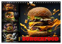 Burgerfood (Wandkalender 2025 DIN A4 quer), CALVENDO Monatskalender