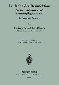 Leitfaden der Desinfektion für Desinfektoren und Krankenpflegepersonen in Frage und Antwort