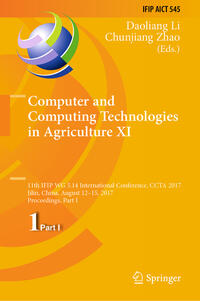 Computer and Computing Technologies in Agriculture XI