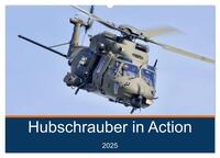 Hubschrauber in Action (Wandkalender 2025 DIN A2 quer), CALVENDO Monatskalender