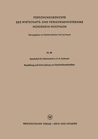 Herstellung und Untersuchung von Steinkohlenschwelteer