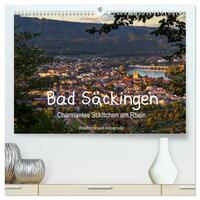 Bad Säckingen - Charmantes Städtchen am Rhein (hochwertiger Premium Wandkalender 2025 DIN A2 quer), Kunstdruck in Hochglanz