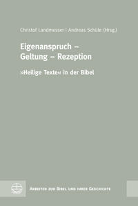 Eigenanspruch – Geltung – Rezeption