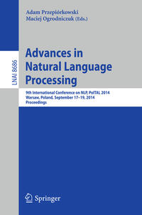 Advances in Natural Language Processing