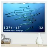 OCEAN - ART (hochwertiger Premium Wandkalender 2025 DIN A2 quer), Kunstdruck in Hochglanz