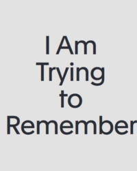 Christoph Gnädig, Anne König: I Am Trying to Remember