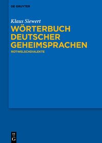 Wörterbuch deutscher Geheimsprachen