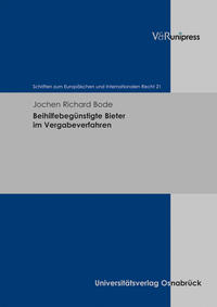 Beihilfebegünstigte Bieter im Vergabeverfahren