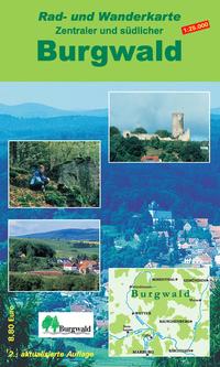 Rad- und Wanderkarte 1:25.000 Zentraler und südlicher Burgwald